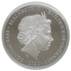 5 Pounds - Elizabeth II Platinum Jubilee, Platinum Proof