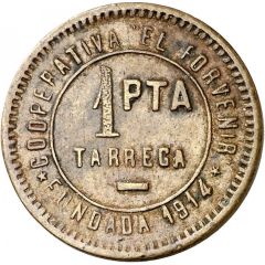 1 Peseta - Cooperativa El Porvenir