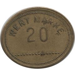 20 Pfennig Wert Marke