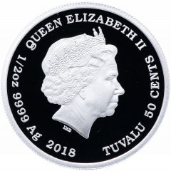 50 Cents - Elizabeth II Penguins