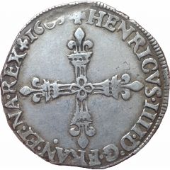 1/4 Écu - Henri IV 1st type
