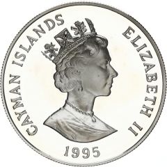 1 Dollar - Elizabeth II Blue Rock Iguana
