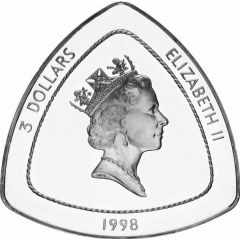 3 Dollars - Elizabeth II Sailing ship 'Deliverance'