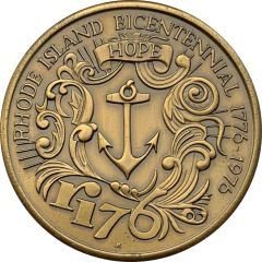 Medal - American Revolution Bicentennial Rhode Island