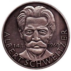 Albert Schweitzer medallion