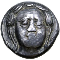 Tetradrachm Apollokopf-Dickschrötling Type