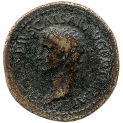 Sestertius - Claudius IMP T VESP AVG REST S C, Spes