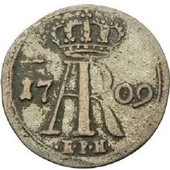 1⁄48 Talara / Półgrosz - August II Mocny Lipsk mint