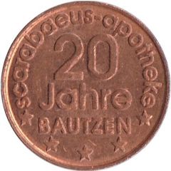 Pharmacy Token - Scarabaeus Apotheke Bautzen