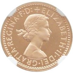 4 Pence - Elizabeth II 1st portrait, Gold Maundy