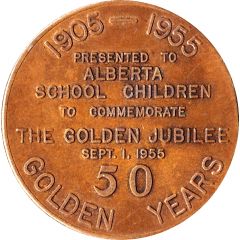 Medallion - Alberta Golden Jubilee