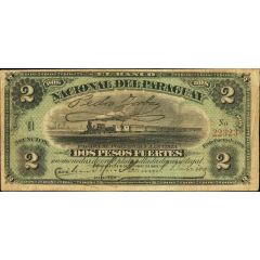 2 Pesos Fuertes Banco Nacional del Paraguay