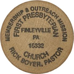 Token - First Presbyterian Church Finleyville, Pennsylvania