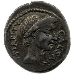 Denarius - Julius Caesar CAESAR•DICT PERPETVO / L•BVCA