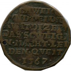 Counter Token - Johann Wilhelm Sachsen-Alt-Weimar