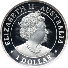 1 Dollar - Elizabeth II 6th Portrait - Koala - High Relief Coin