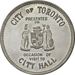Medal - Toronto City Hall