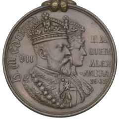 Medal - Edward VII Coronation, York Minster, bronze