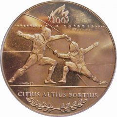 Medal - Atlanta Summer Olympic Games 1996 Fencing