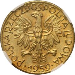 5 Zlotys Fisherman, Trial Strike M