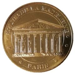 Monnaie de Paris Tourist Token - Paris Eglise de la Madeleine - Façade nord