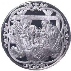 Greeting Card Medal -First Christmas