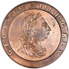 2 Pence - George III 2nd issue, `Cartwheel`
