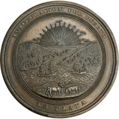 Medal - Inauguration of the port of La Plata Buenos Aires