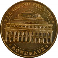 jeton touristique monnaie de paris Bordeaux le grand théatre
