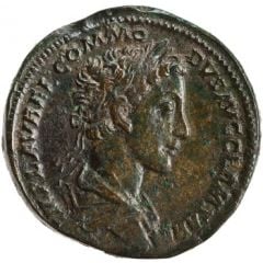 Sestertius - Commodus TR P II COS P P S C DE SARM