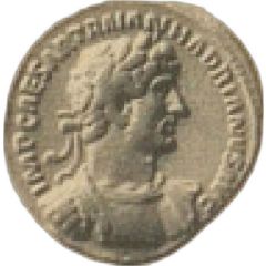Aureus - Hadrian P M TR P COS III GEN P R, Genius