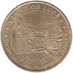 Jeton Touristique - Monnaie de Paris - Amboise - Le Clos Lucé