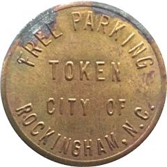 Free Parking Token - City of Rockingham Rockingham, North Carolina