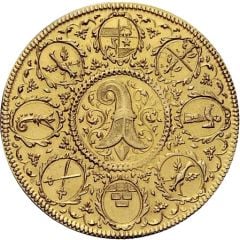 1/2 Thaler Gold pattern strike