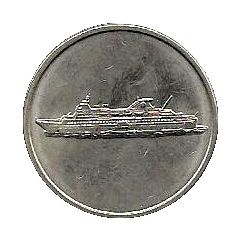25 Cent Gaming Token - Island Holiday