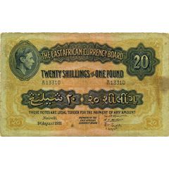 20 Shillings / 1 Pound - George VI