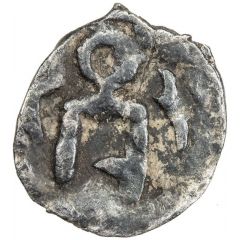 Fractional dirham `Ornamental type` - anepigraphic Bulghar mint