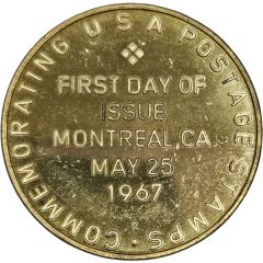 Medal - USA Postage Stamp Issued