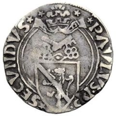 1 Bolognino Papale - Paul II Facing busts