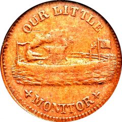 Civil War Token - Our Little Monitor
