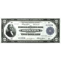 2 Dollars Large-Size Federal Reserve Bank Note