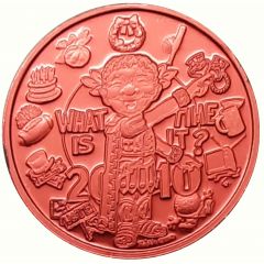 Mardi Gras Token - Krewe of Ceasar What Time is it?, Metairie, Louisiana
