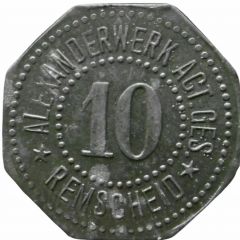 10 Pfennig - Remscheid Alexanderwerk Act. Ges.