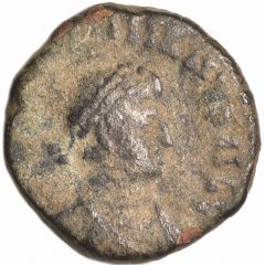 Follis - Valentinianus II VOT X MVLT XX, Theodosius I Occupation, Thessalonica
