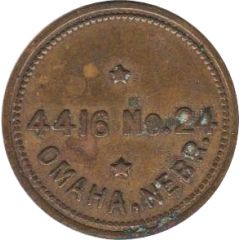 5 Cents - 4416 No. 24 Omaha, Nebraska