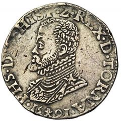 1/2 Ecu `Philippe` - Philip II Bust left