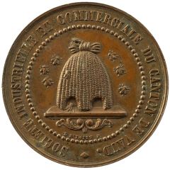 Industrial and commercial company of the canton of Vaud bronze