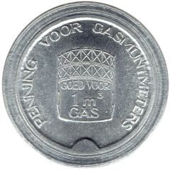 Gas Token - Amsterdam replica - Aluminium, museum promotion