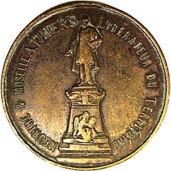 Token - Inauguration of the statue of A. Thiers Nancy