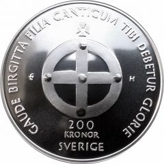 200 Kronor - Carl XVI Gustaf Saint Birgitta